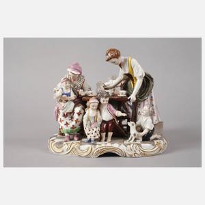 Volkstedt-Rudolstadt große Figurengruppe mit Kindern