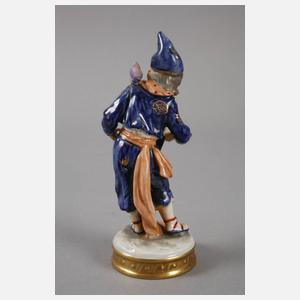 Volkstedt Bettelkind mit Vogel