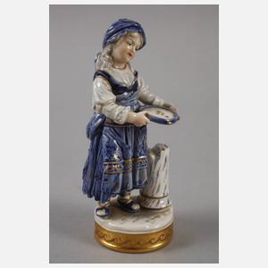 Volkstedt Bettelkind mit Tambourin