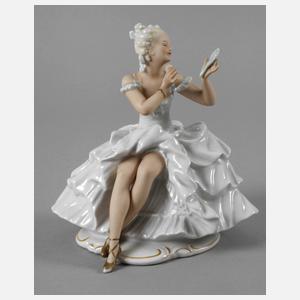 Wallendorf "Balletteuse mit Spiegel"
