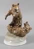 Zsolnay Pécs "Zwei spielende Bären"
