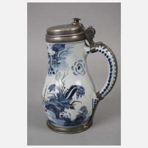 Fayencekrug mit Chinoiserie