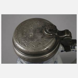 Fayencekrug mit Chinoiserie