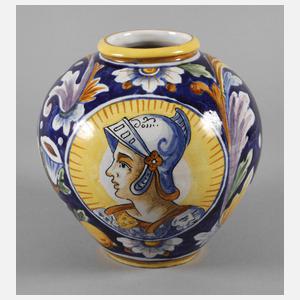 Italien Portraitvase Majolika