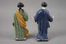 Paar Fayence-Figuren als Japaner/innen