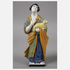 Paar Fayence-Figuren als Japaner/innen