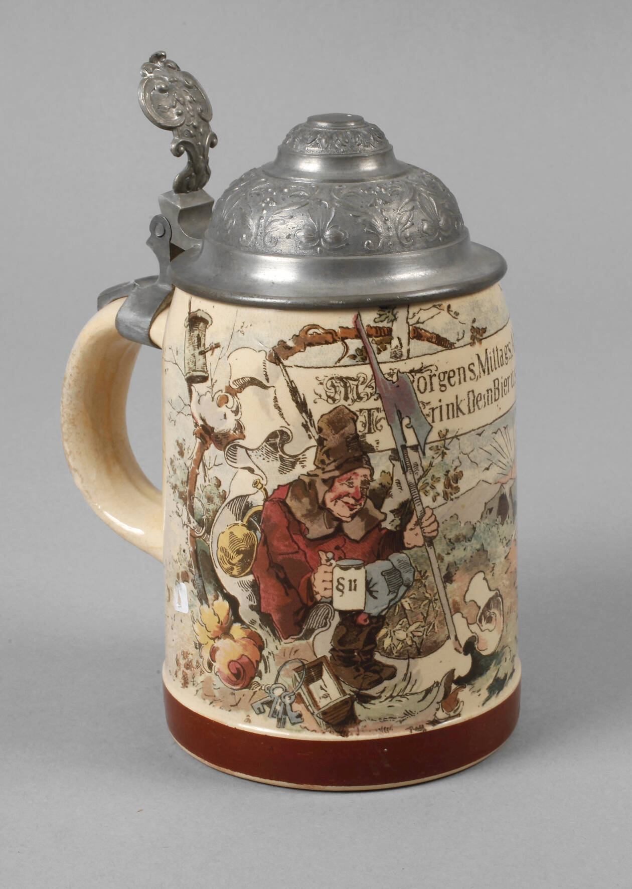 Halbliterkrug Historismus