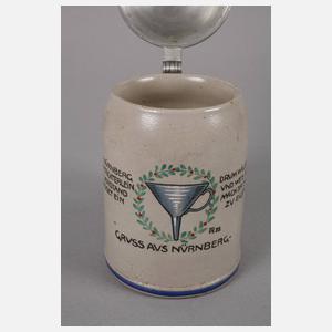 Bierkrug "Nürnberger Trichter"