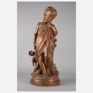 Polydor Comein große Kinderfigur mit Puppe