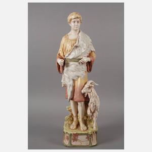 Royal Dux große Figur Hirte