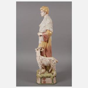 Royal Dux große Figur Hirte