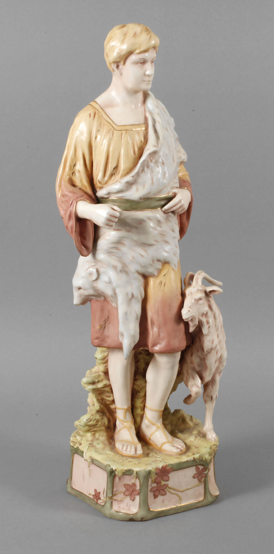 Royal Dux große Figur Hirte