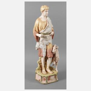 Royal Dux große Figur Hirte