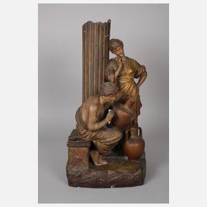 Übergroße Figurengruppe