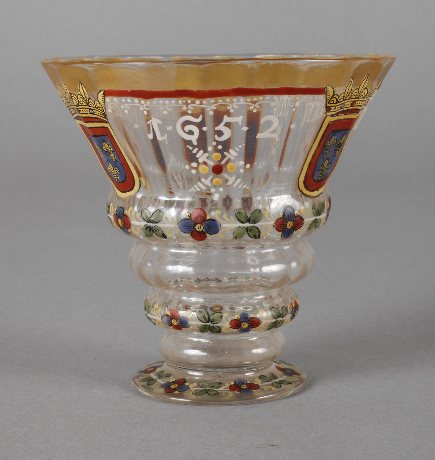 Feines Wappenglas Frankreich