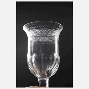 Fünf Weingläser Biedermeier