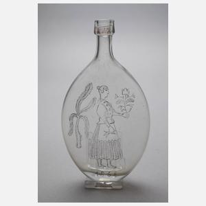 Paar Schnapsflaschen als Hochzeitsgeschenk