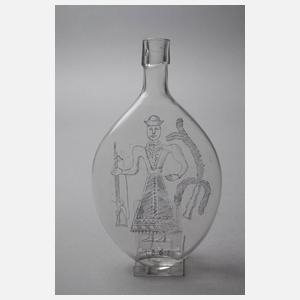 Paar Schnapsflaschen als Hochzeitsgeschenk