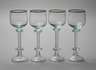 Vier Weingläser Historismus