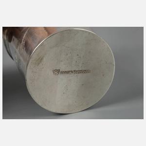 Silberbecher aus Adelsbesitz Biedermeier