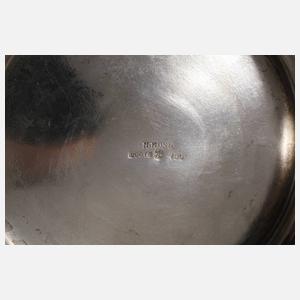 Silber Teekanne mit Rechaud