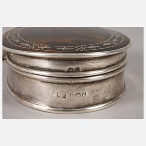 Englische Silberdose