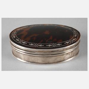 Englische Silberdose