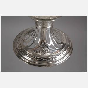 Trinkpokal mit Silberfuß