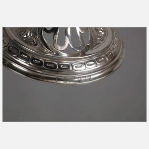 Trinkpokal mit Silberfuß