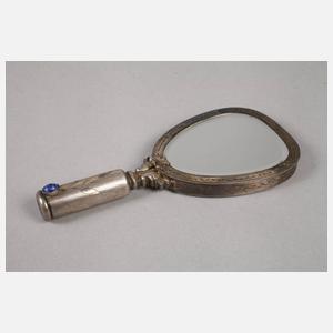 Silber Schminkspiegel Italien