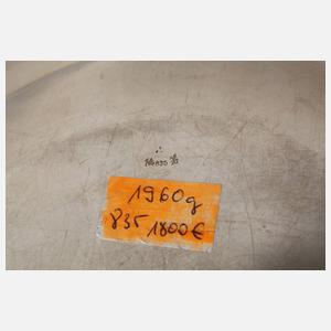 Silber große Fleischvorlegeplatte