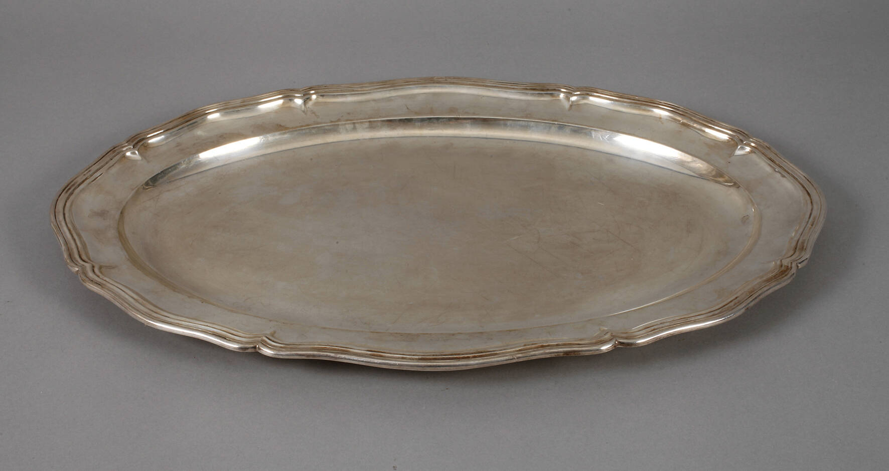 Silber große Fleischvorlegeplatte