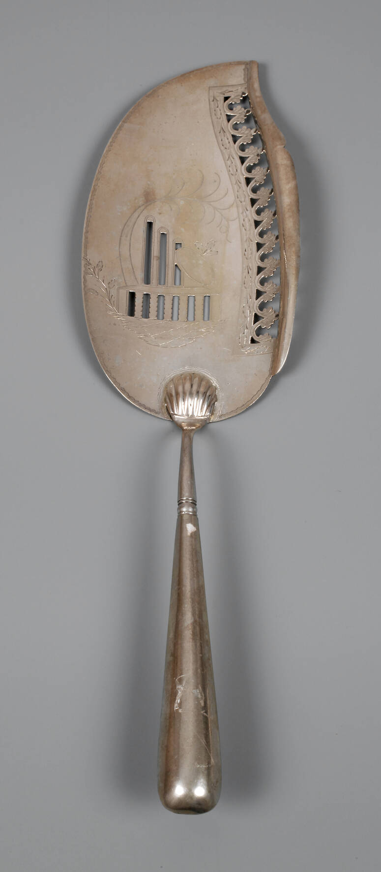 Silber Tortenheber Biedermeier