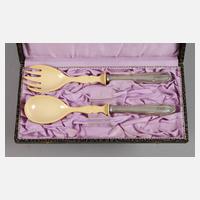 Salatbesteck Silber111