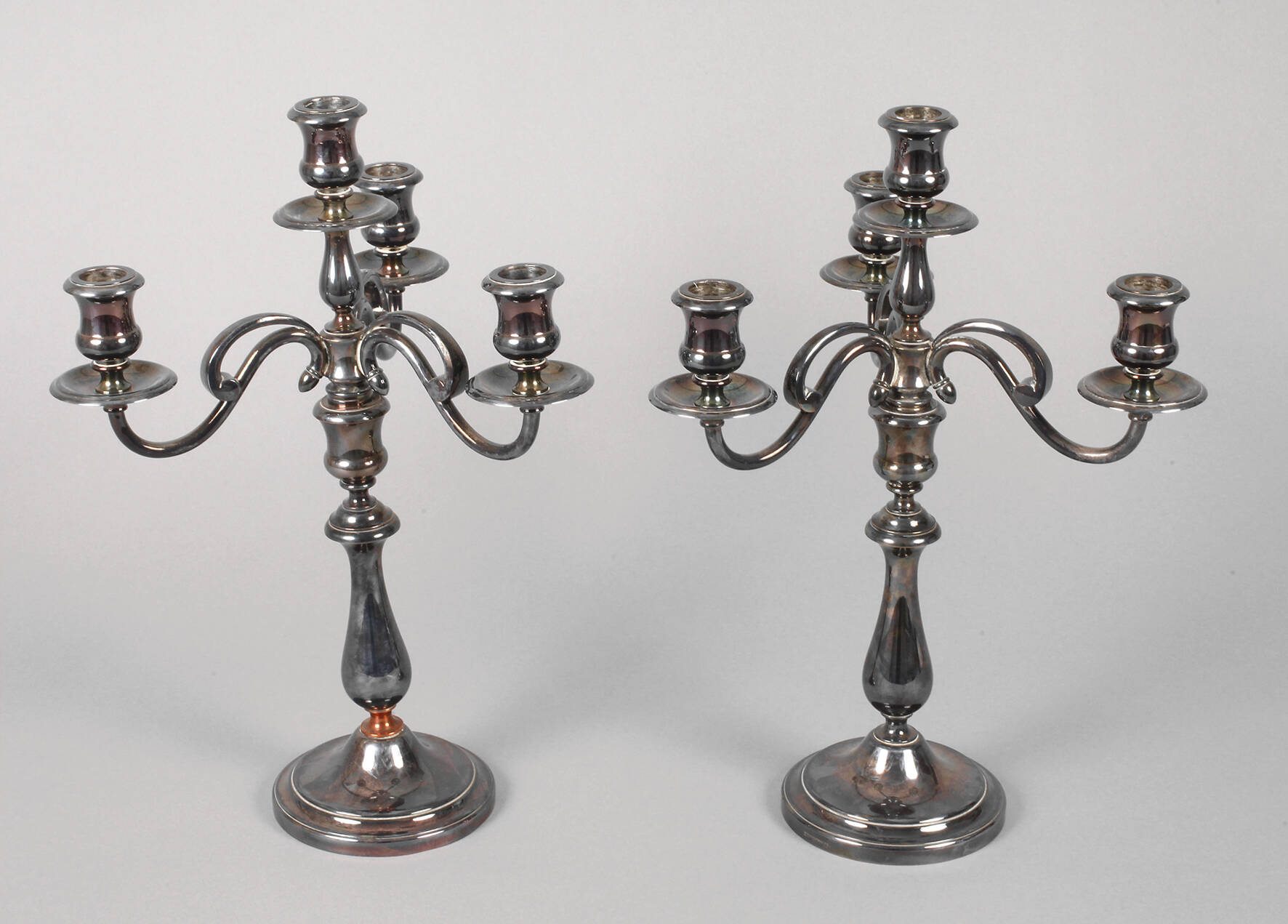 Christofle Paar vierflammige Kandelaber