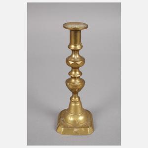 Zwei Messingleuchter Biedermeier