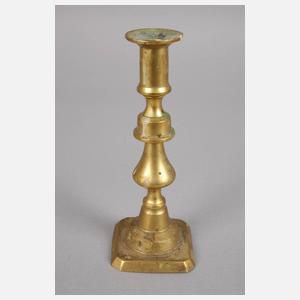 Zwei Messingleuchter Biedermeier