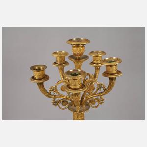 Paar qualitätsvolle Bronzegirandolen