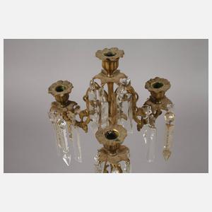 Paar Kerzenleuchter Messing