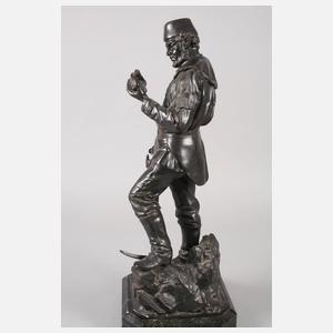 Friedrich Johann Reusch, große Bergmannsfigur