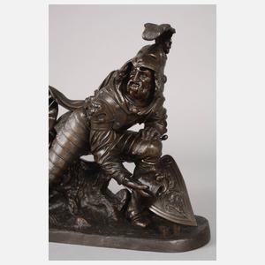 Landsknecht beim Würfeln