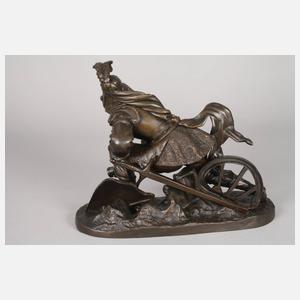 Landsknecht beim Würfeln