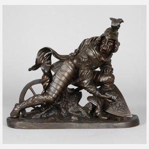 Landsknecht beim Würfeln