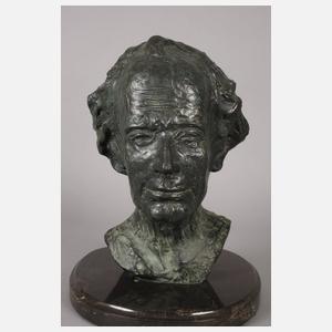 nach Auguste Rodin, Büste Komponist Gustav Mahler