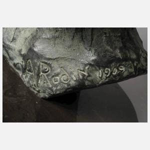 nach Auguste Rodin, Büste Komponist Gustav Mahler