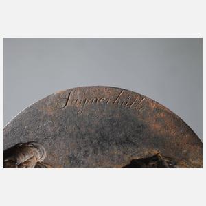 Zwei Bildnisplaketten