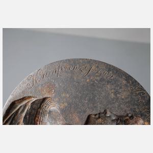 Zwei Bildnisplaketten