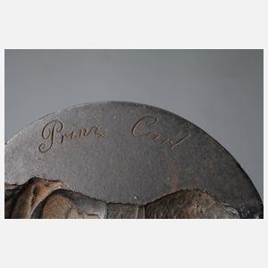 Zwei Bildnisplaketten