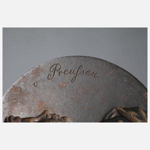 Zwei Bildnisplaketten