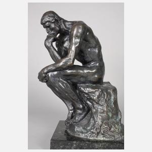 Bronzefigur ”Der Denker”
